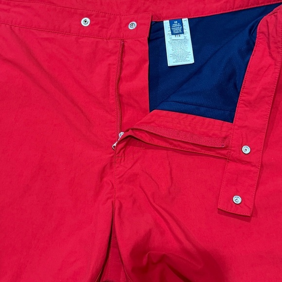New Polo Ralph Lauren Swimshorts Red 5.5” Sz 36 Lined Trunks Resortwear Preppy - Picture 10 of 16